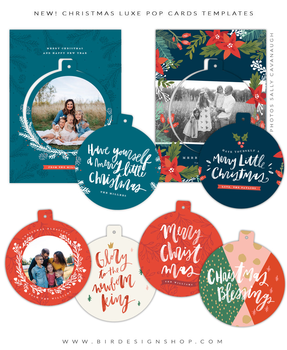 christmas luxe pop cards