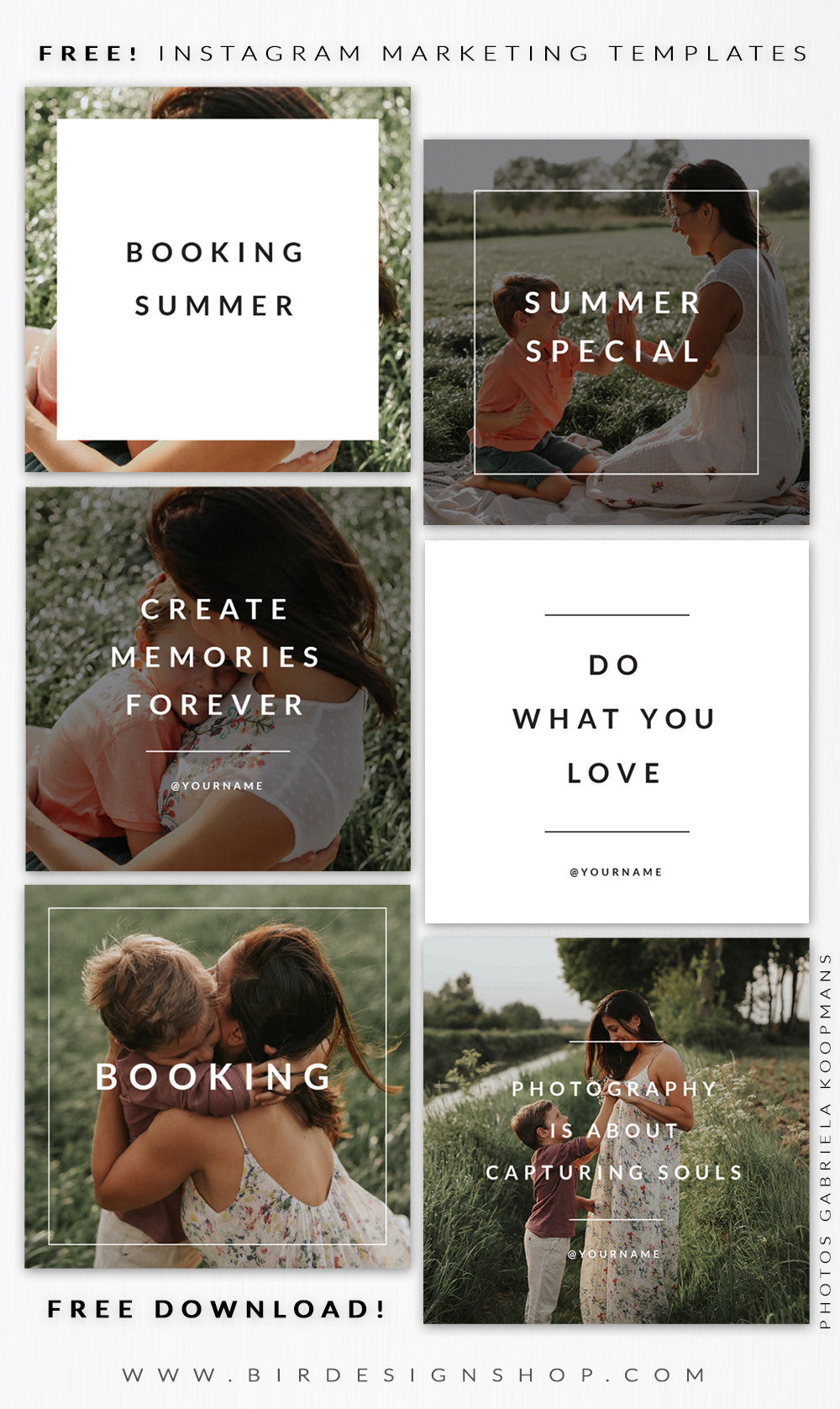Free download - instagram and social media templates