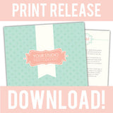 free photoshop template for photographer free print release