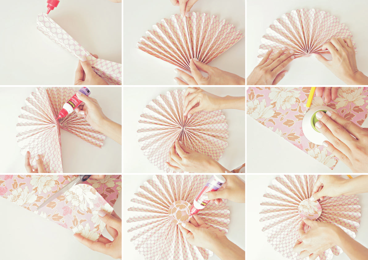 DIY photography background paper pinwheels craft