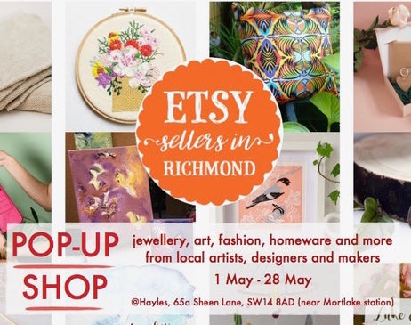 Etsy Sellers in Richmond Pop Up Shop