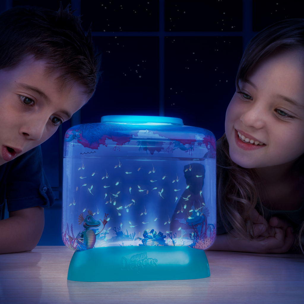 Little Live Aqua Dragons Deep Sea Habitat LED Light Up Tank Hatch Grow Aquatic 