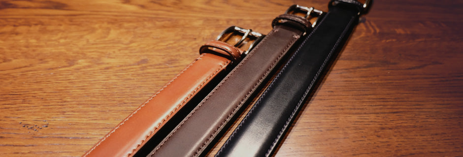 Cordovan belt