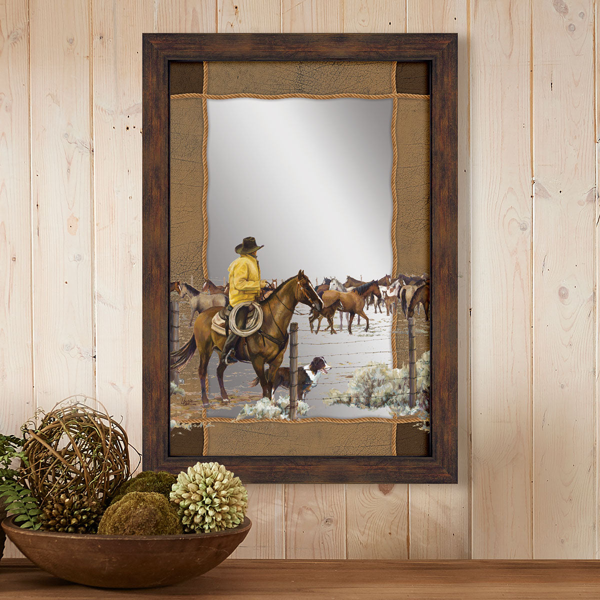 western-mirror-horse-decor