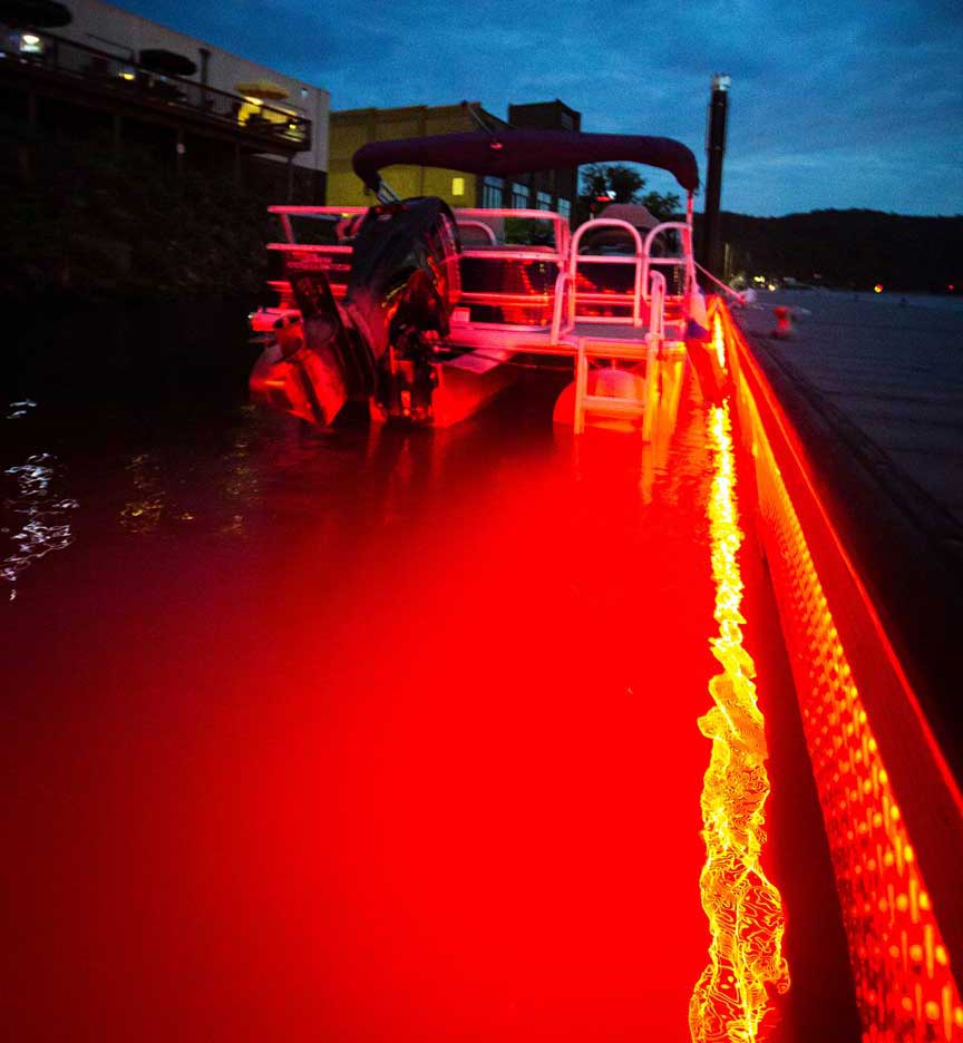 Boat Dock Flash Lighting