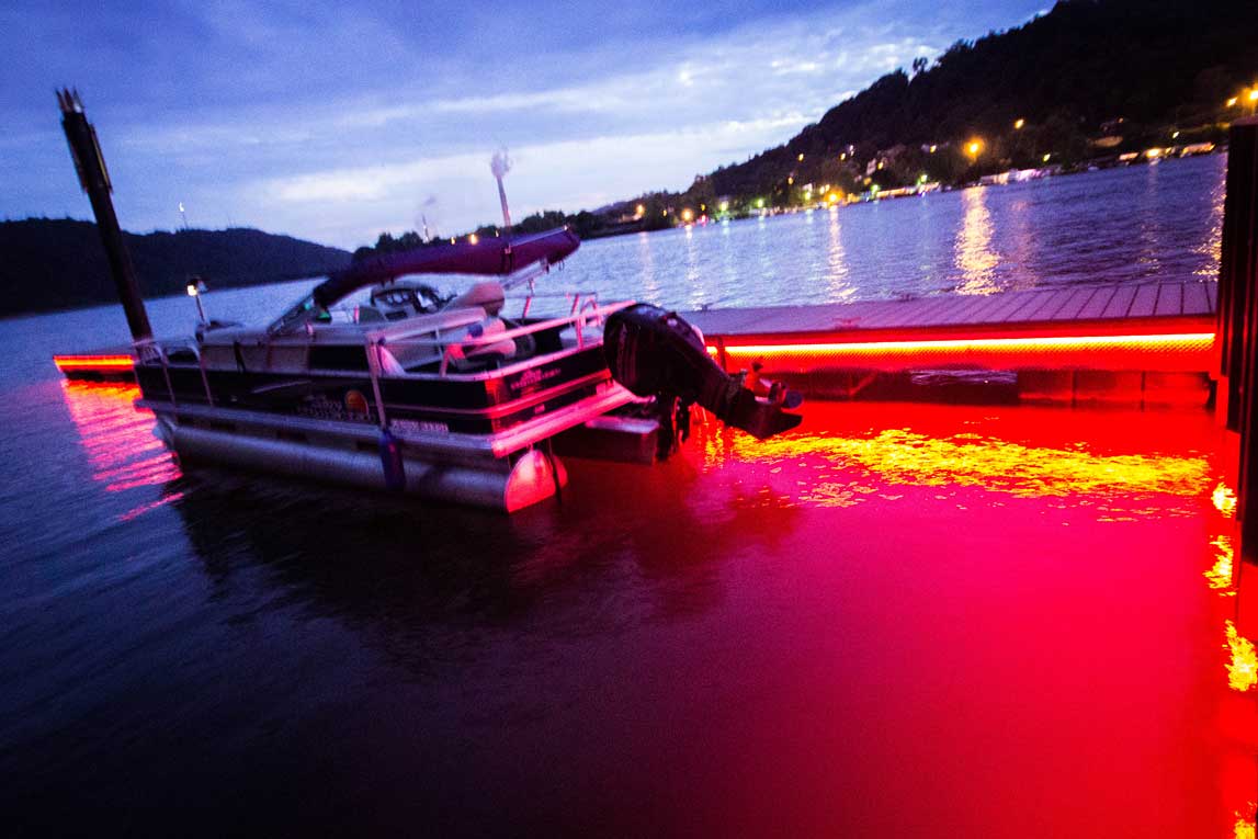 Boat Dock Flash Lighting