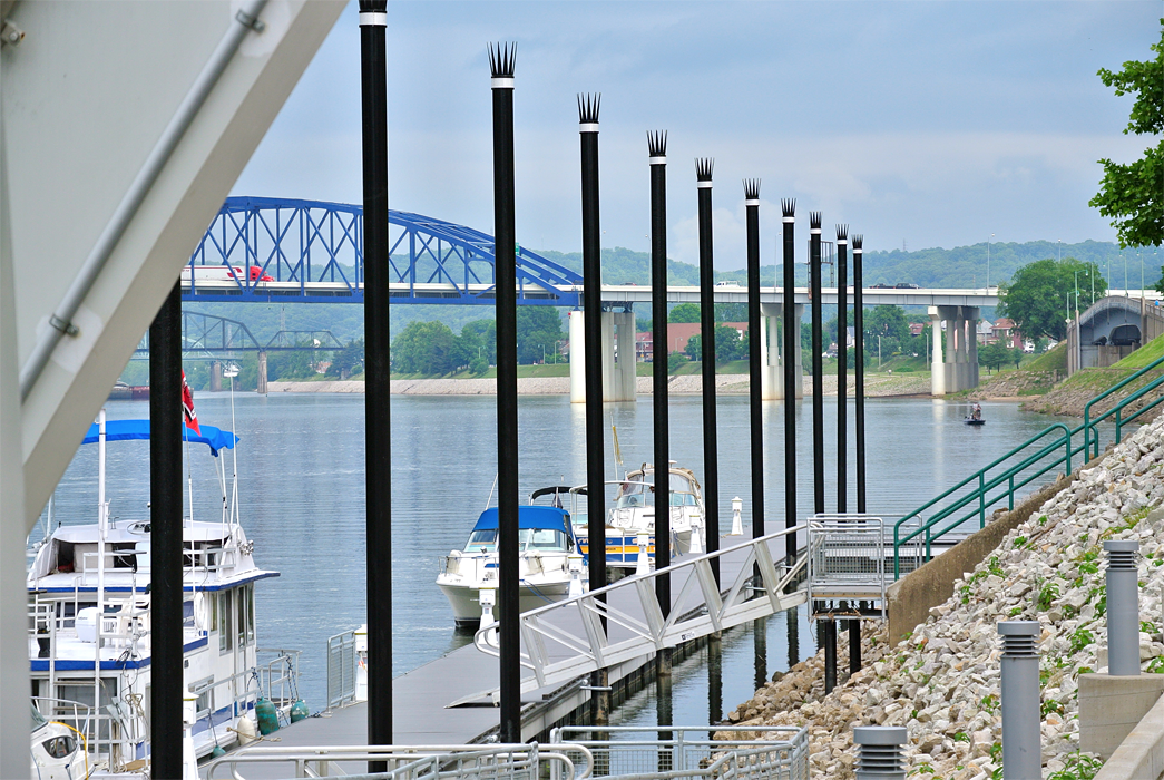 Boat Dock Flash Custom Piling Caps