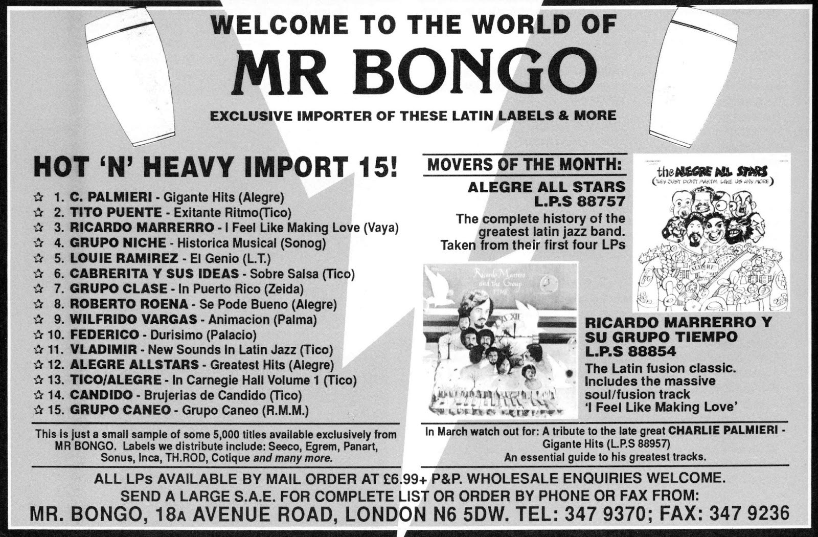 mr bongo records hot list