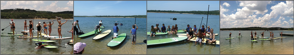 Stand up Paddleboard parties and group rental san antonio