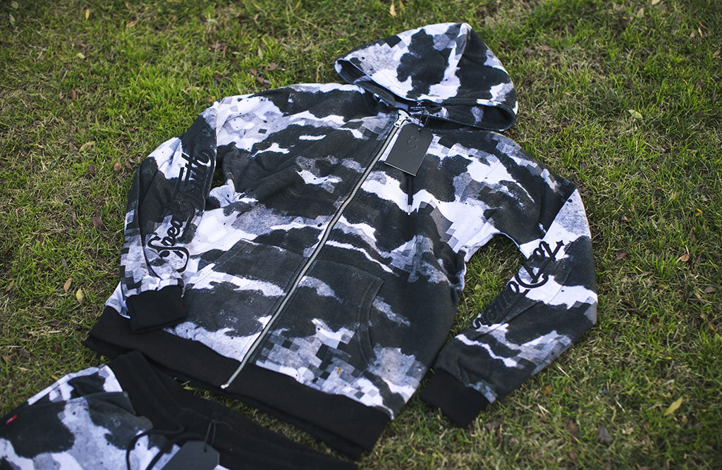 2018 Hood Scouts Collection - Digi Snow Camo Pullover Hooded Sweatshirt