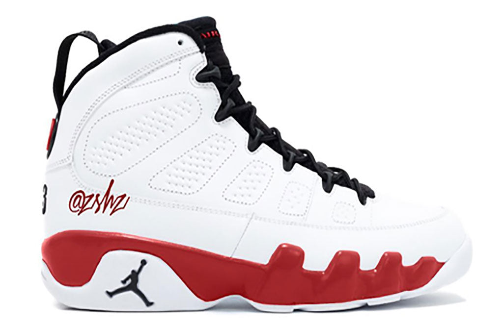 Air Jordan 9 White Red 2019 Release