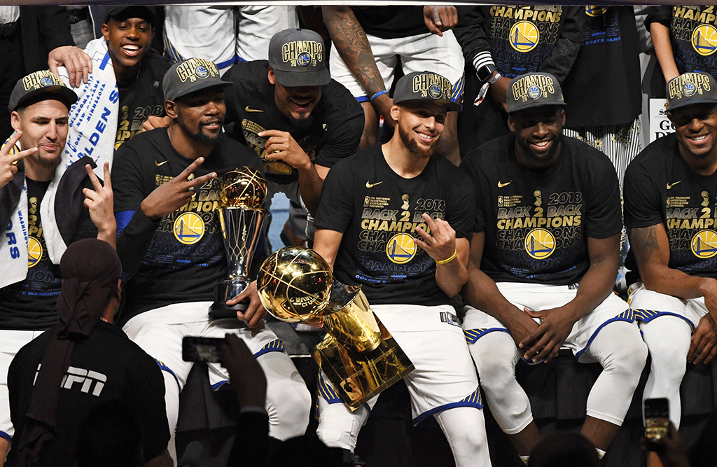 Golden State Warriors NBA Finals Championship Celebration 2018