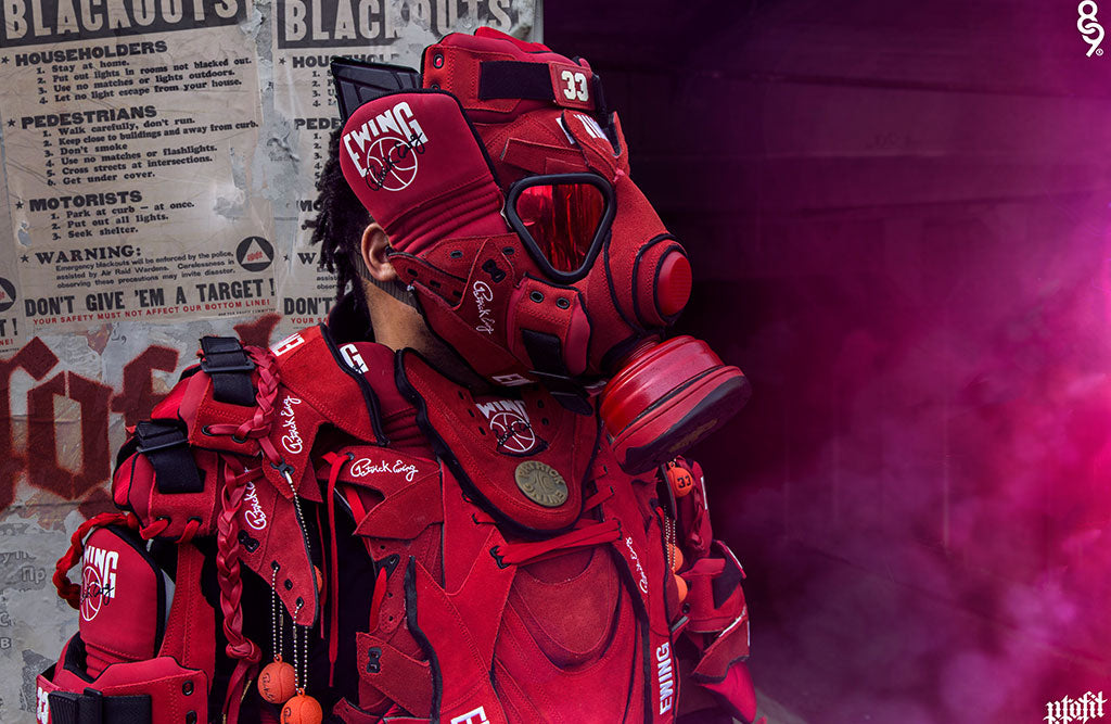 Ewing 33 Hi Gas Mask and Full Body Armor by Freehand Profit