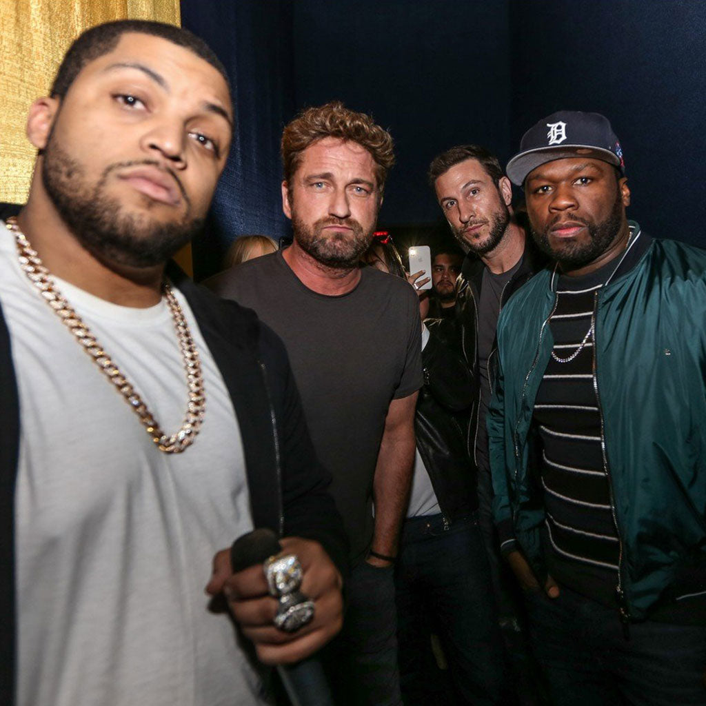 Gerard Butler & 50 Cent Drop In For The Miami Screening of Den of Thieves