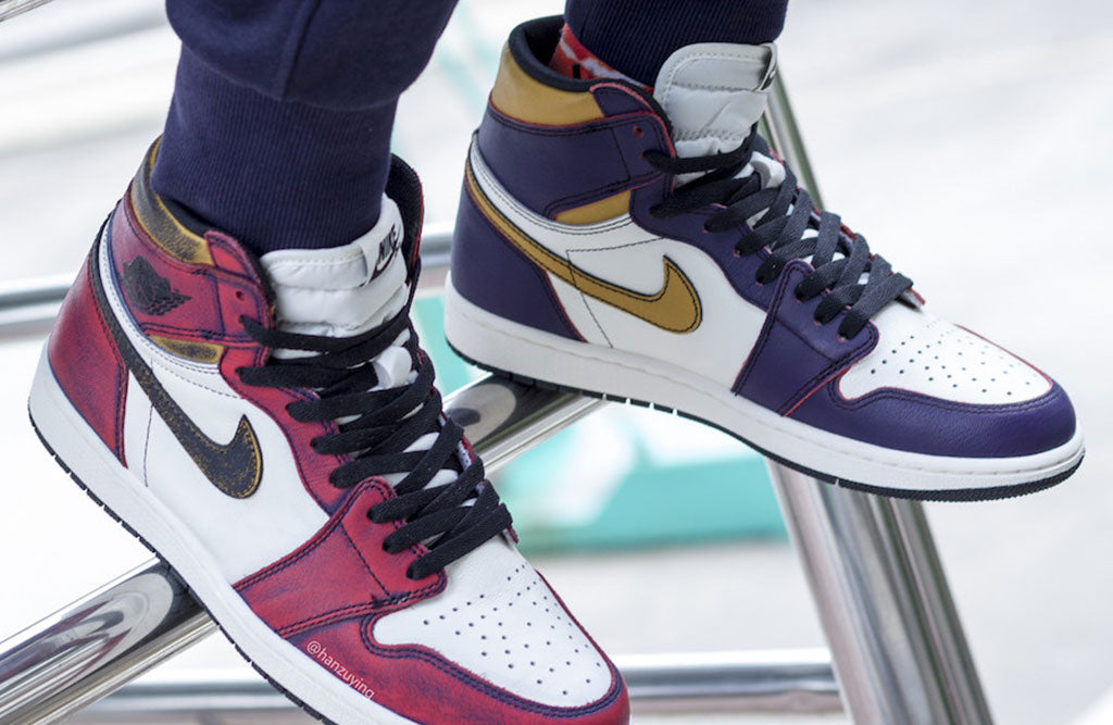 Nike SB Air Jordan 1 Lakers and Bulls Rivals