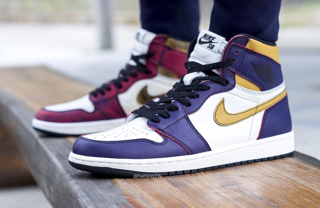 Nike SB Air Jordan 1 Retro Hi OG Lakers Chicago 