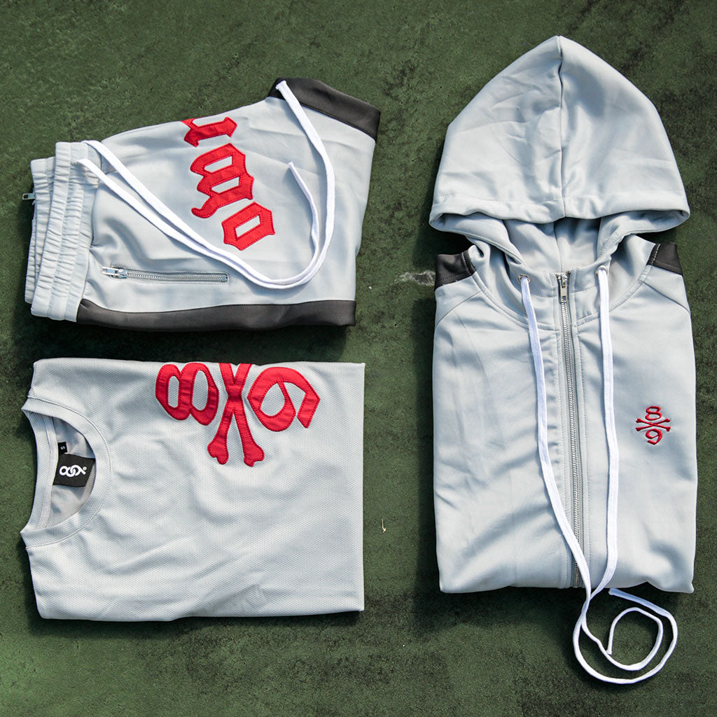 Own The Team Collection - New Track Jackets Pants and Batting Jerseys grey