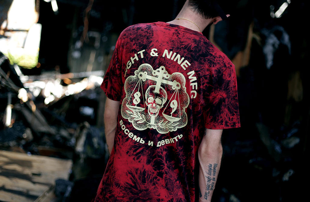 Red Premium Cut And Sew Justice Shirt back