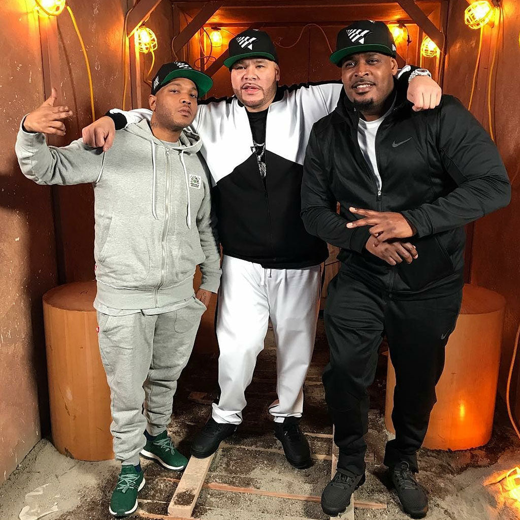 Styles P Spotted Wearing Rocky Flight Sweat Suit on Fat Joe Coca Vision Podcast