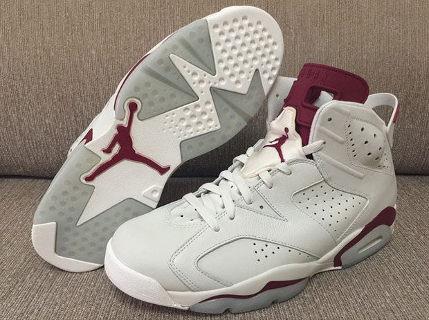 2015 jordan 6 maroon