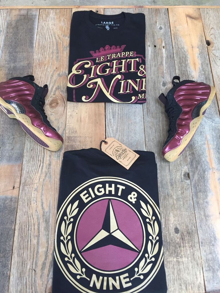 shirts to match maroon foamposite 2016 release 