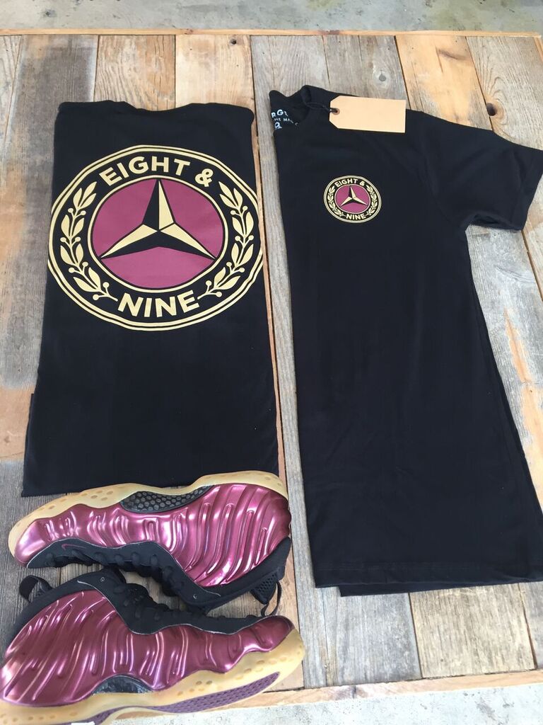 shirts to match maroon foamposite 2016 release (Benzo