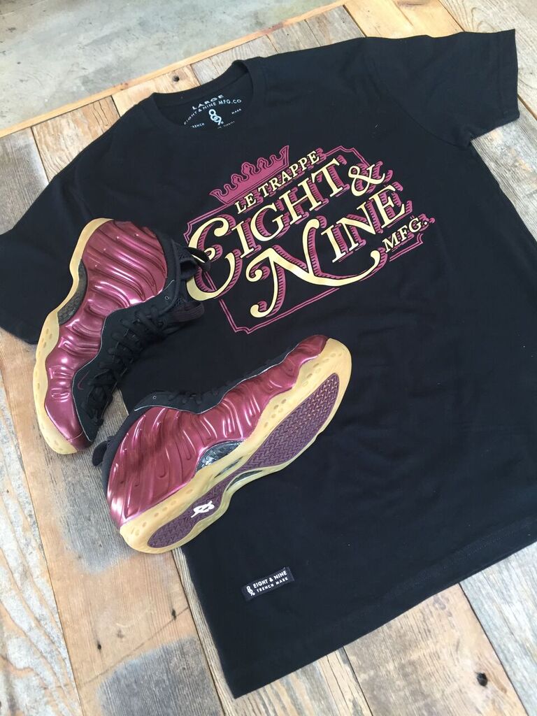 shirts to match maroon foamposite 2016 release  Le Trap