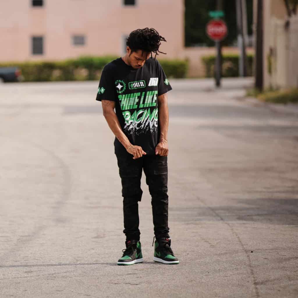 pine green 1s outfit