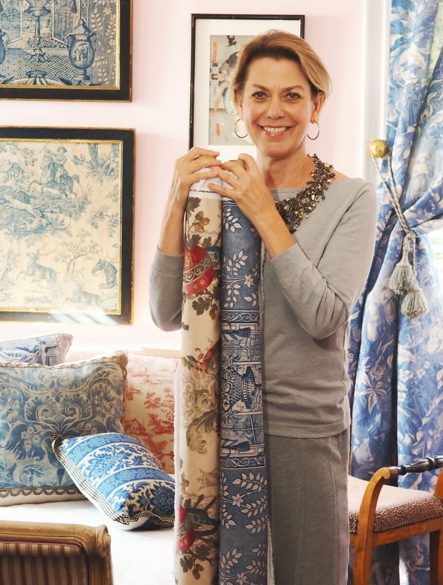 mary jane mccarty with her New Vintage fabrics