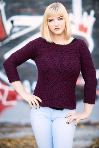 Demelza Crochet Pullover