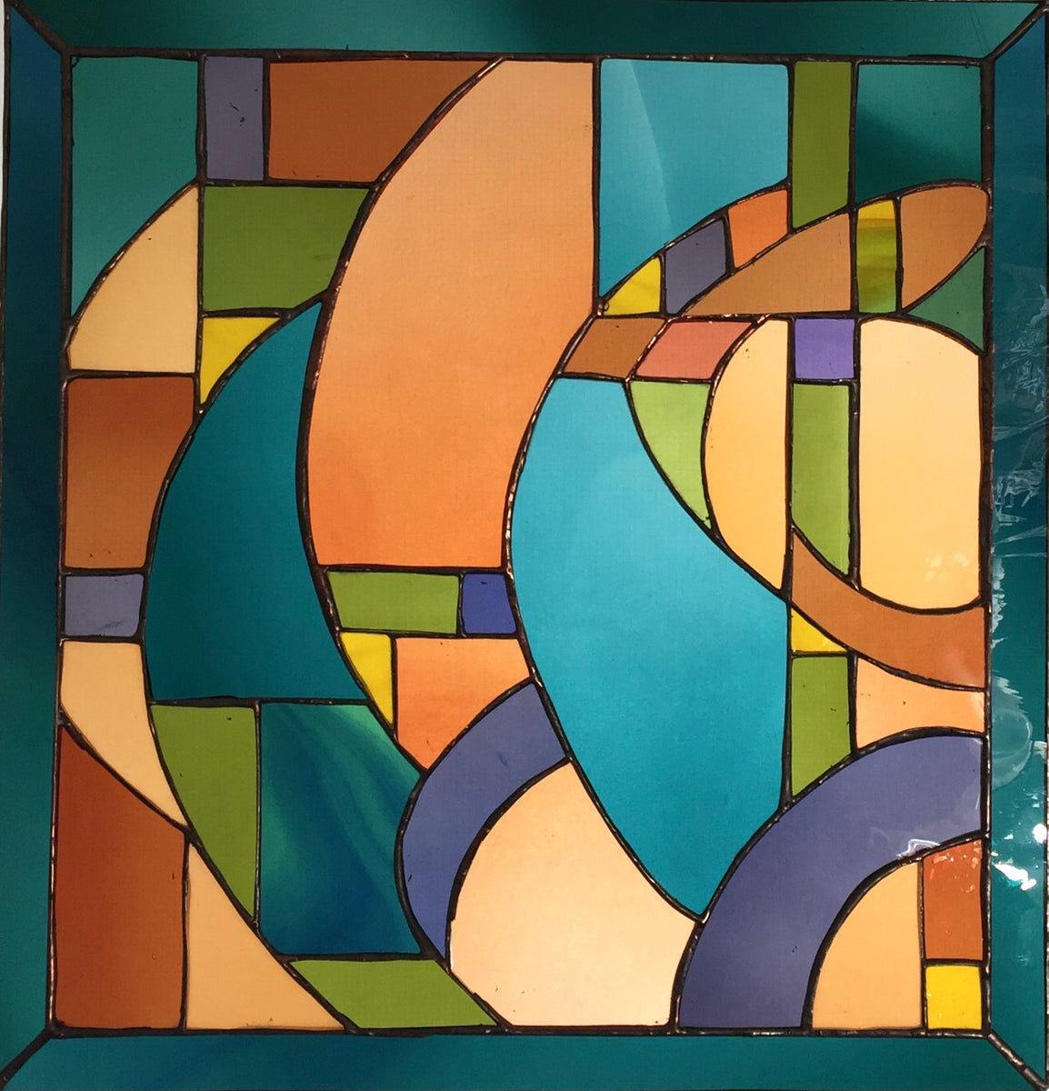 Stained Glass Abstract - Forward Journey