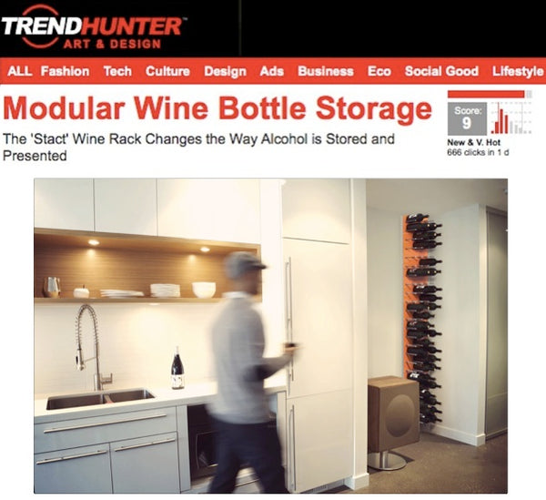 wine storage design trends - wine racks