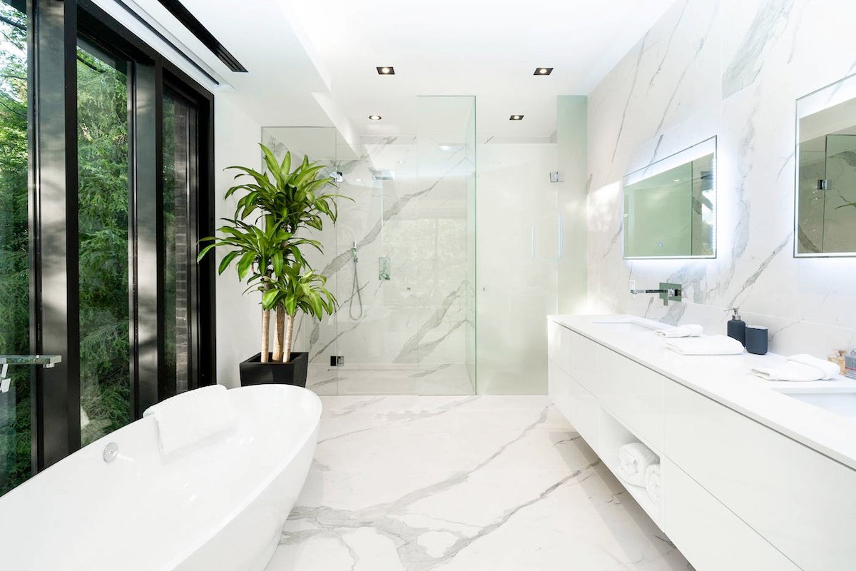 luxury bathroom design - rosedale toronto