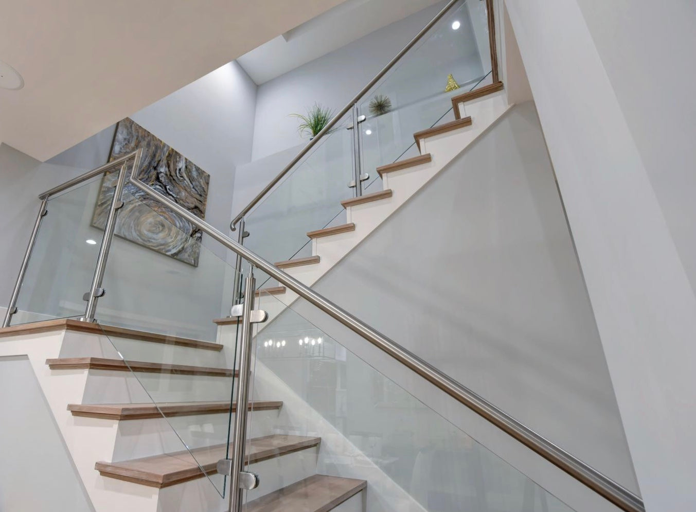 glass stairs