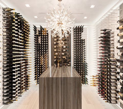 hamptons mega-mansion luxury wine cellar