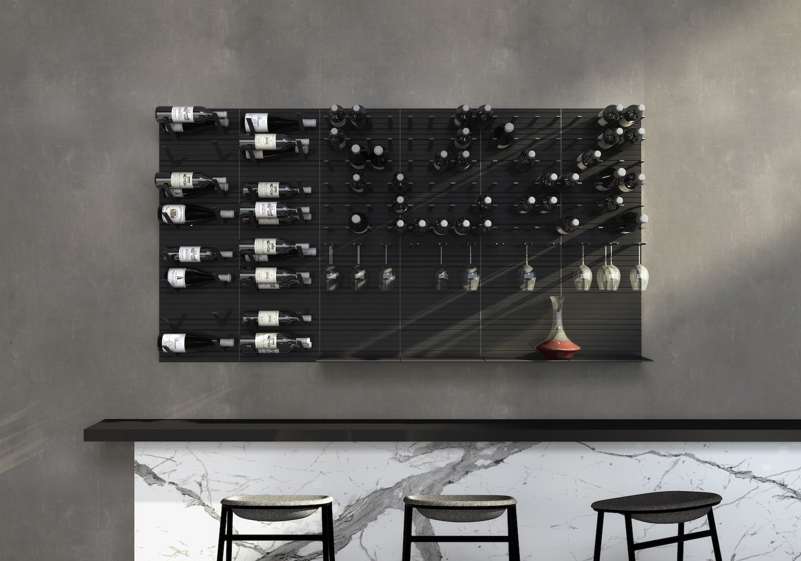 modern bar wine storage solutions