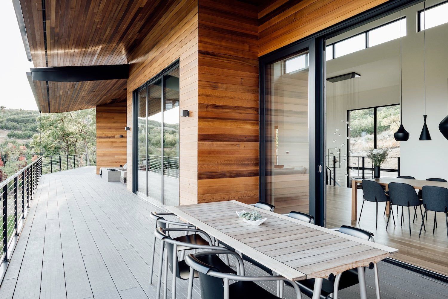 modern indoor outdoor living - utah home design