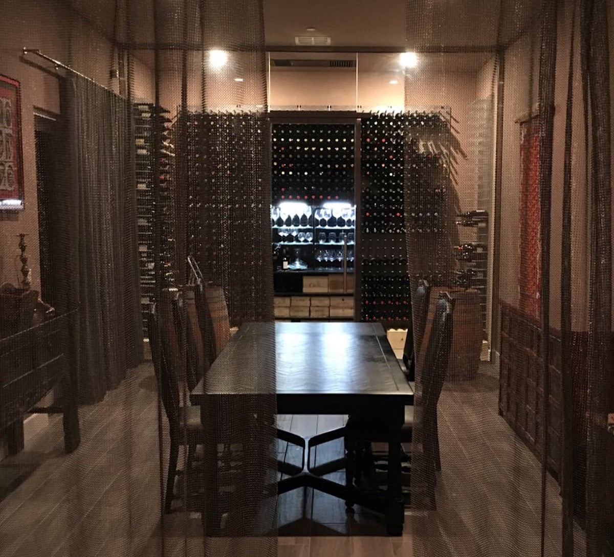 private wine tasting room