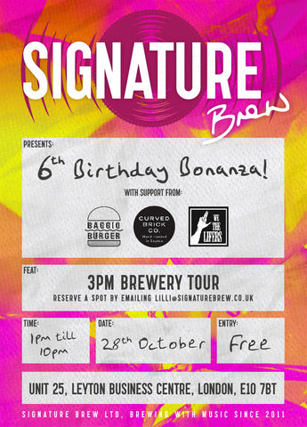 Signature Brew's 6th birthday Party