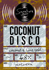 Signature Brew New Beer Coconut Disco