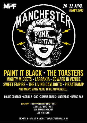 Manchester Punk Festival Line Up 2017