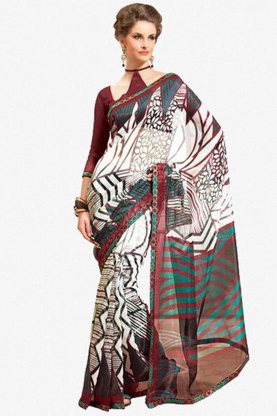 atisundar Superb Multi Colored Saree - 3910 - click to zoom
