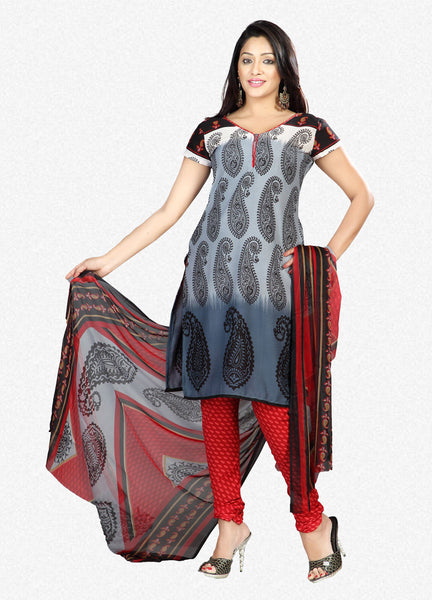 Printed Suits:atisundar gorgeous Grey Designer Printed Unstitched Suits - 6953 - atisundar - 1 - click to zoom