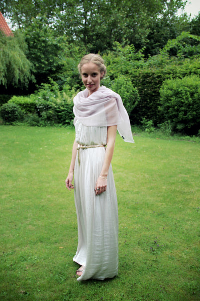How to style a shawl with a summer dress