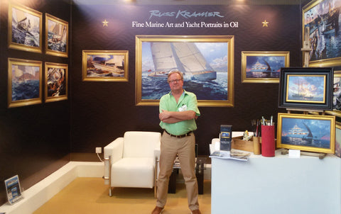 Russ at Dubai Boatshow 2018