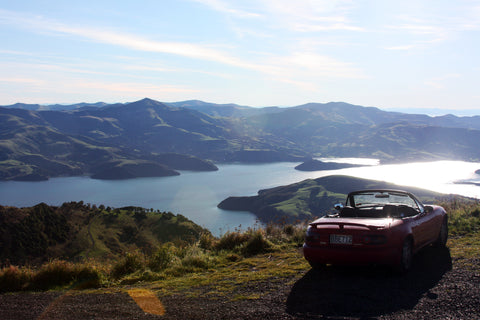 Ben Van Antwerp Mazda Miata in Europe