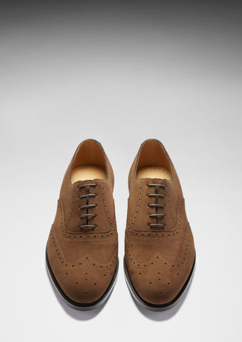 hugs and co mens brogues tan suede