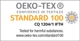Certified Oeko-tex Standard 100