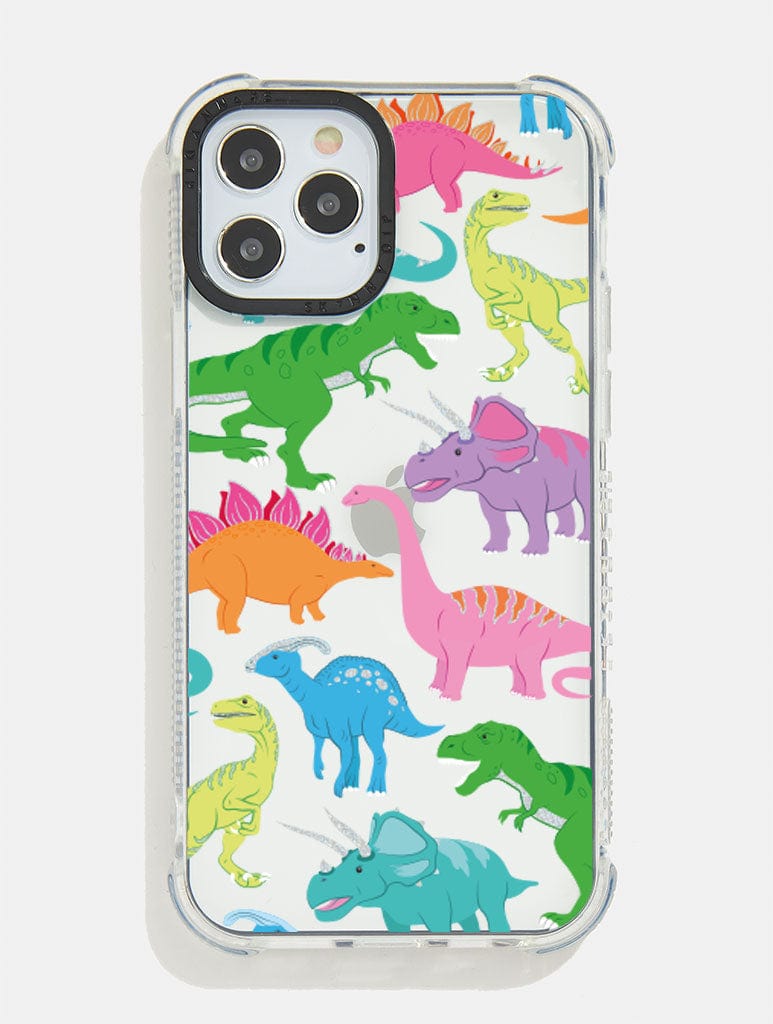 Colourful Dino Shock i Phone Case, i Phone 15 Plus Case