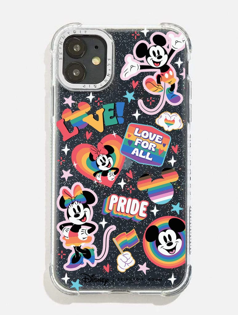 Disney Mickey and Minnie Pride Shock Case, i Phone 14 Plus Case